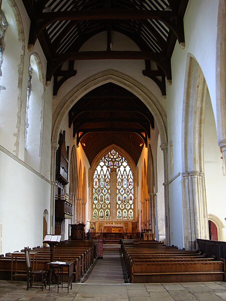 Nave and east window