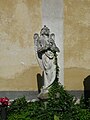 Doudleby - socha anděla na hřbitově