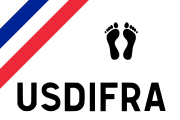 Flag of the USDIFRA using pied-noir symbolism