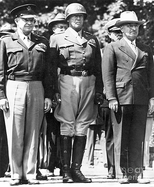 File:Dwight Eisenhower, George Patton, and Harry Truman.jpg