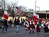 The '''Polish Heritage Dancers''' march down Broadway in the 2012 Dyngus Day Parade.