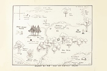 E. H. Shepard - Map of the Hundred Acre Wood.jpg