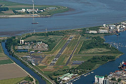 Aerial photo of the airfield (2012)