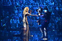 Despina Olympiou during a rehearsal before the first semi-final ESC2013 - Cyprus 01.JPG