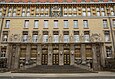 Haupteingang der Deutschen Nationalbibliothek in Leipzig