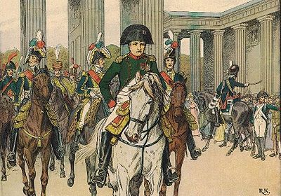 Napoléon à Berlin en 1806