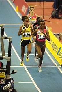 3000 metres long-distance track running event