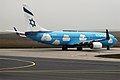 Boeing 737-86Q 4X-EKO d'El Al en 2019 avec l'ancienne peinture de la filiale low-cost Up by El Al