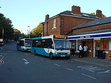 A route 541 bus at Epping Tube Station