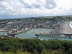 Skyline of Fécamp