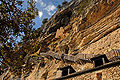 La Roque-Gageac, stairs leading to the fort troglodytique