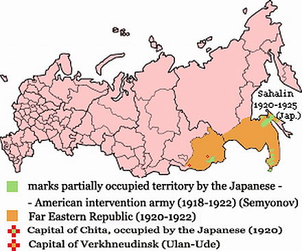 Дальневосточная республика карта