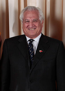 Feleti Sevele Prime Minister of Tonga