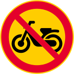 C10. Körning med moped förbjuden ( fram till 2020)