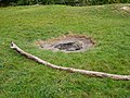 Fire pit atop the early neolithic Coldrum Long Barrow.