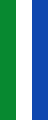 Flag green white blue 2x5.svg