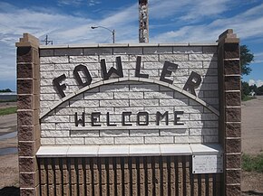 Fowler, CO, welcome sign IMG 5635.JPG