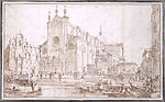 Francesco Guardi - Campo San Zanipolo in Venice