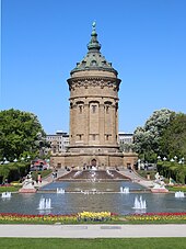 Friedrichsplatz's Water Tower, Mannheim Friedrichsplatz (Mannheim) - Wasserturm (0005).JPG