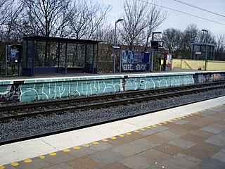 <span class="mw-page-title-main">Fuglebakken station</span> Commuter railway station in Copenhagen, Denmark