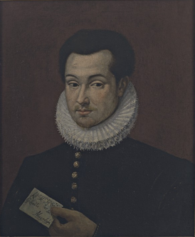 Портрет кисти Бауэ (1580-е). Государственный музей[итал.], Мирандола