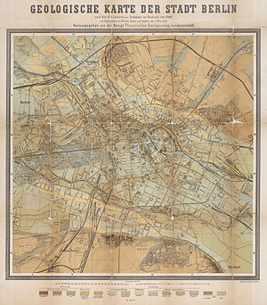 300px geologische karte der stadt berlin%2c 1880