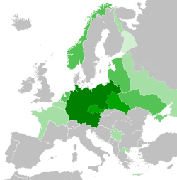 Saksa vuonna 1942   Saksan valtakunta ja siihen liitetyt alueet   Norjan, Alankomaiden, Baltian ja Ukrainan valtakunnankomissariaatit   Wehrmachtin sotilashallinnon alainen alue