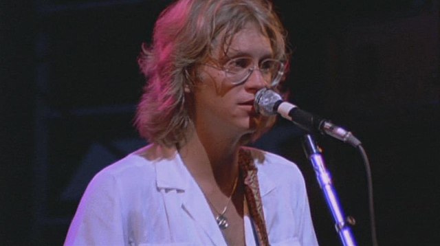 Beckley singing at the 1979 Dr. Pepper Central Park Music Festival