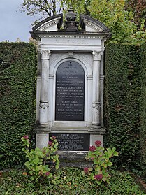 Gilbert Clavel (1883–1927), historien d'art existentialiste, visionnaire.  Tombe du cimetière Wolfgottesacker, Bâle