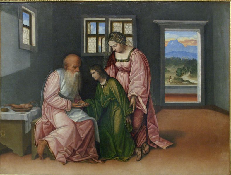 File:Girolamo da Treviso - Isaac bénissant Jacob.jpg