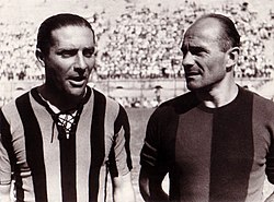 Giuseppe Meazza, Amedeo Biavati 1946.jpg