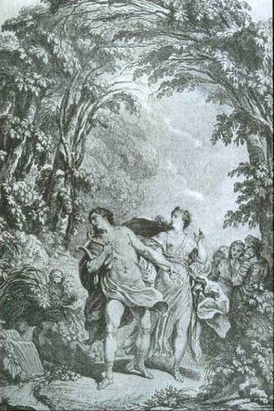 Illustration from the first printed score (1764)