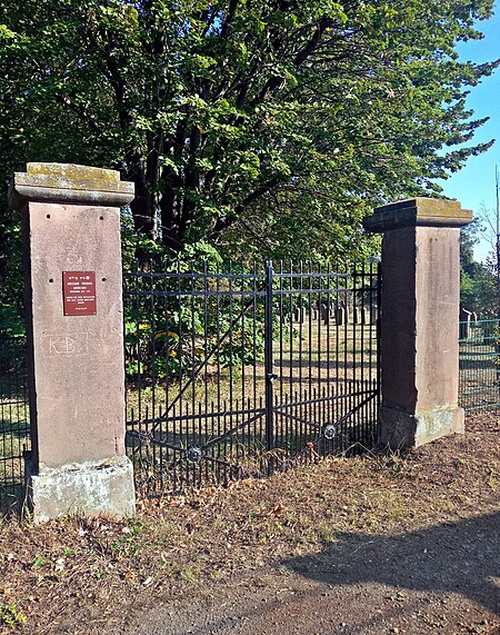 Grünstadt Judenfriedhof Eingang