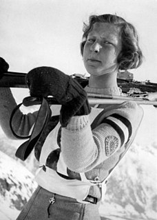 Gratia Schimmelpenninck van der Oye Dutch alpine skier