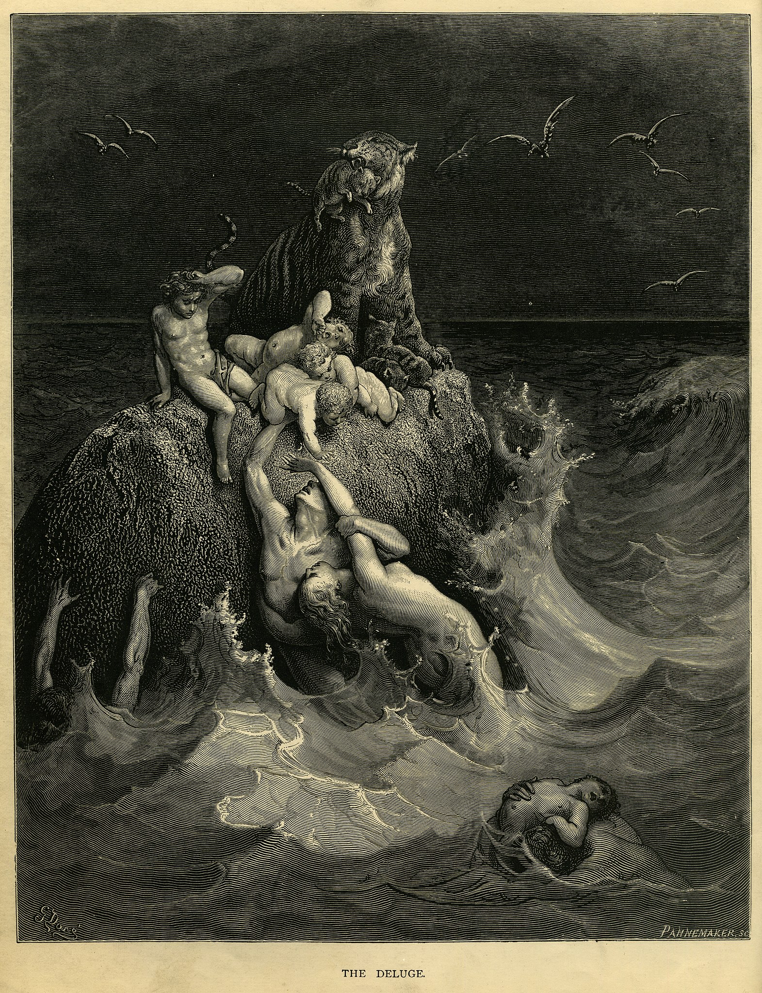 File:Gustave Doré - The Holy Bible - Plate I, The Deluge.jpg