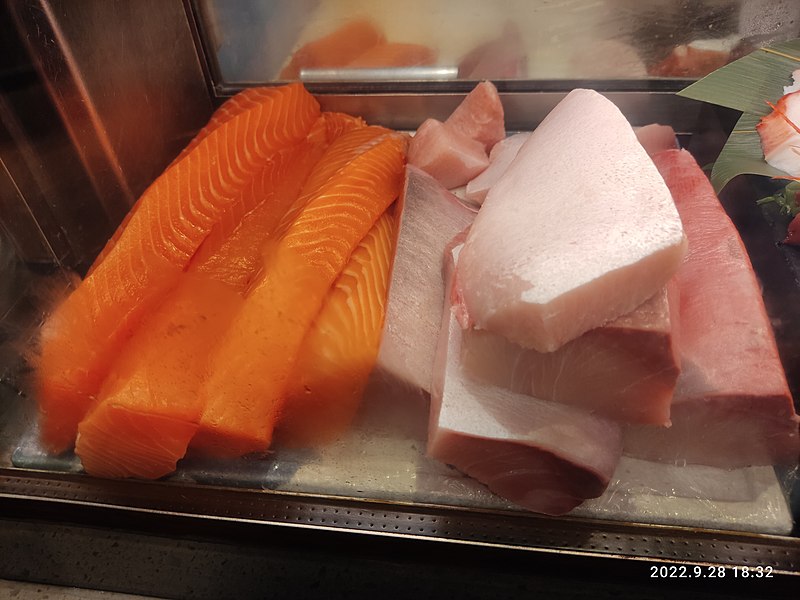 File:HK YTM 佐敦 Jordan 彌敦道 380 Nathan Road 香港逸東酒店 Eaton Hotel Hong Kong basement 普慶餐廳 Astor buffet restaurant food sushi sashimi September 2022 Px3 04.jpg