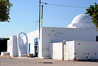 Vue extérieure d'un Hammam en Tunisie