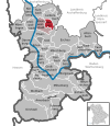 Lage der Gemeinde Hausen im Landkreis Miltenberg
