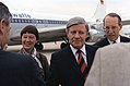 Helmut Schmidt po boku svojí chotě Loki v roce 1981