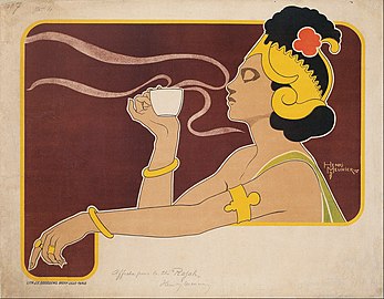 Poster by Henri Meunier for Rajah Tea (1897)