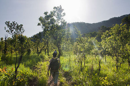 Hiking at Kyabobo National Park © Sean Moran