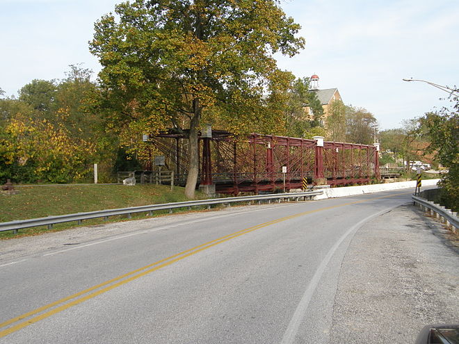 The historic Bollman truss bridge was built in 1869 and is the last of its kind in the country. It is preserved as a National Historic Landmark and sits at the trailhead of the Savage Mill Trail Historic Bollman Truss Bridge.jpg