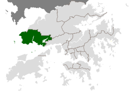 Dzielnica Tuen Mun - Lokalizacja