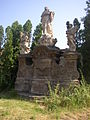 Hrdly, Statue des hl. Benedikt