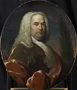 part of the series: Portrait of Hugo du Bois, Director of the Rotterdam Chamber of the Dutch East India Company, elected 1734 