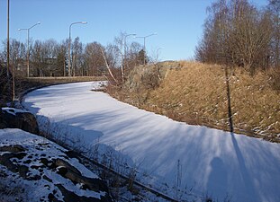 Påfartsramp öster om Huvudstabron