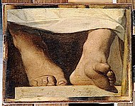 Ingres - Study for the Apotheosis of Homer, Homer's feet, 1826-1827.jpg