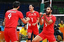 Iran volleyball team at the 2016 Summer Olympics 2.jpg