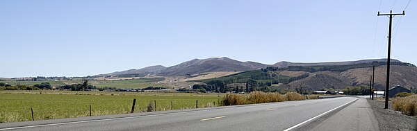 An irrigated hillside near Ellensburg