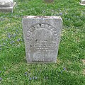 Grave of Israel Donalson at Founders Cemetery in Manchester, Ohio.
